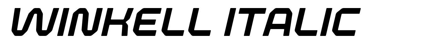 Winkell Italic
